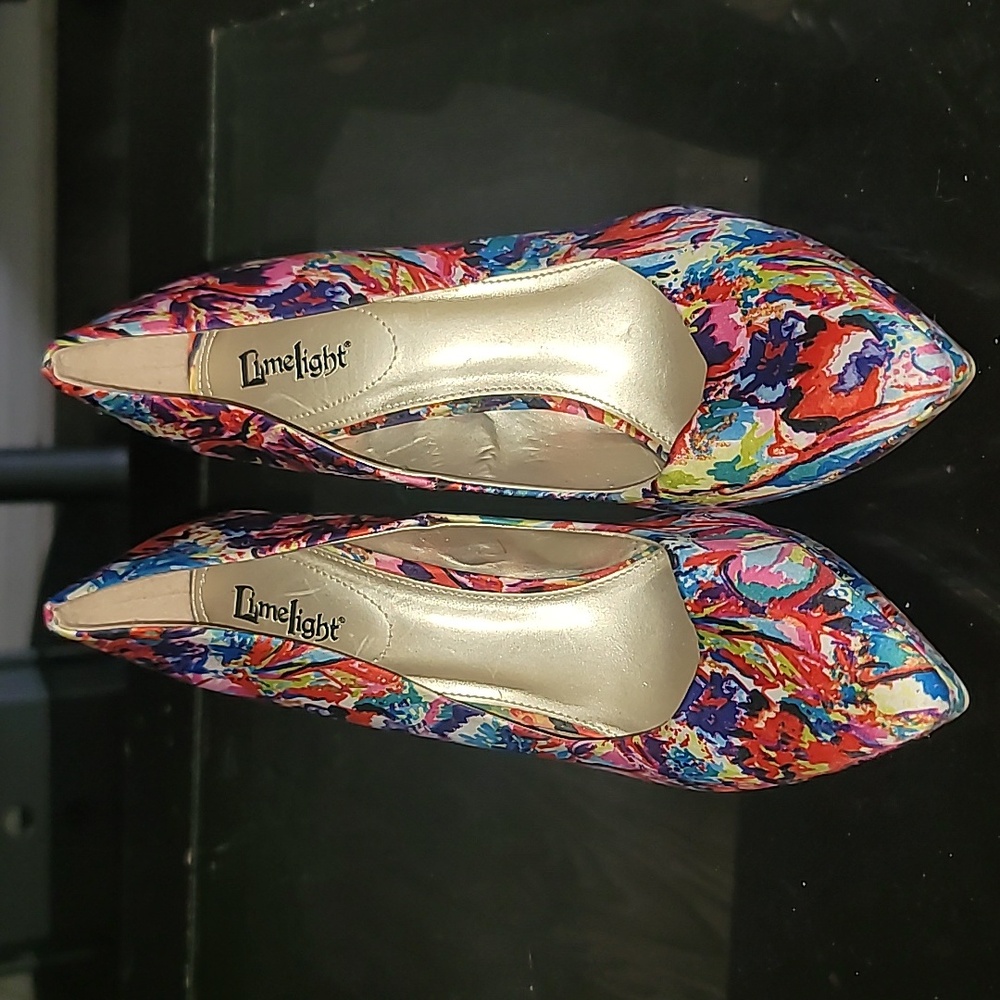 Woman's Multi Color Heels